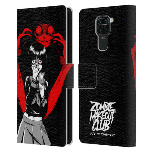 Zombie Makeout Club Art Selfie Leather Book Wallet Case Cover For Xiaomi Redmi Note 9 / Redmi 10X 4G