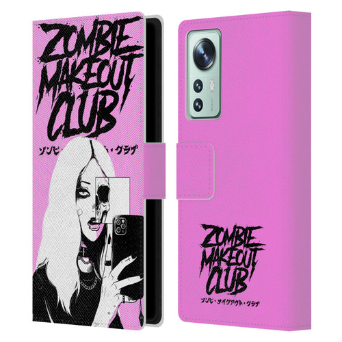 Zombie Makeout Club Art Selfie Skull Leather Book Wallet Case Cover For Xiaomi 12