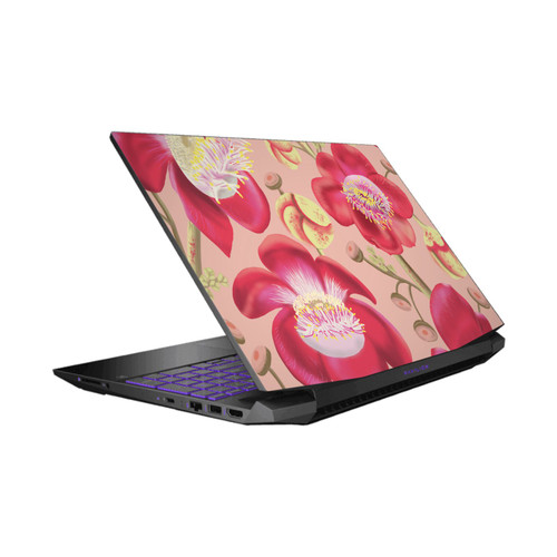 Anis Illustration Bloomers Red Flowers Vinyl Sticker Skin Decal Cover for HP Pavilion 15.6" 15-dk0047TX