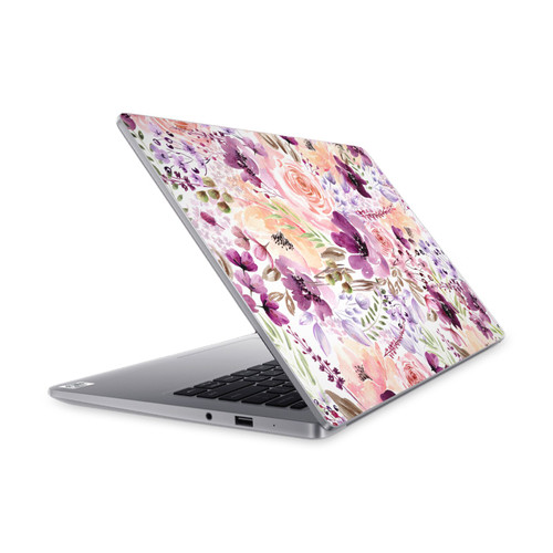 Anis Illustration Bloomers Floral Chaos Vinyl Sticker Skin Decal Cover for Xiaomi Mi NoteBook 14 (2020)
