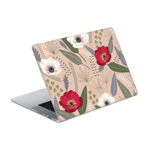 Anis Illustration Bloomers Anemone Vinyl Sticker Skin Decal Cover for Apple MacBook Pro 14" A2442 / A3426 / A3427