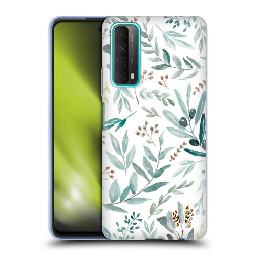 Anis Illustration Bloomers Eucalyptus Soft Gel Case for Huawei P Smart (2021)