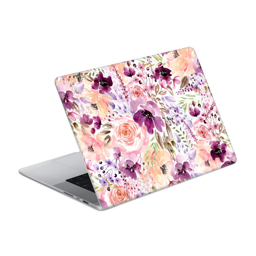 Anis Illustration Flower Pattern 3 Floral Chaos Vinyl Sticker Skin Decal Cover for Apple MacBook Pro 16" A2485