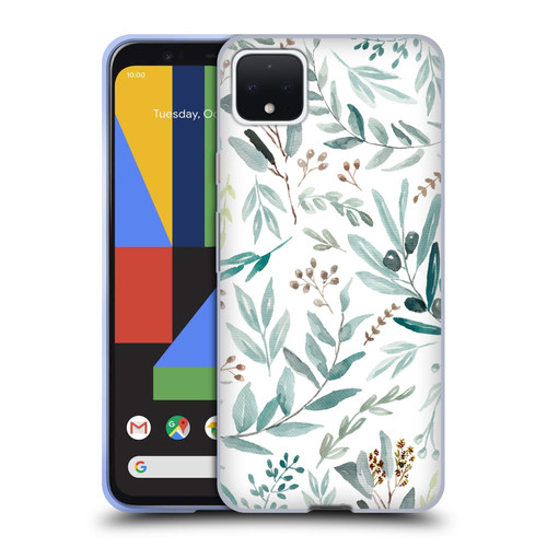 Anis Illustration Bloomers Eucalyptus Soft Gel Case for Google Pixel 4 XL