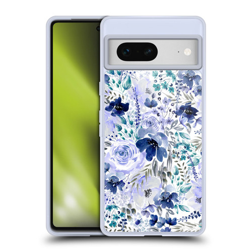 Anis Illustration Bloomers Indigo Soft Gel Case for Google Pixel 7