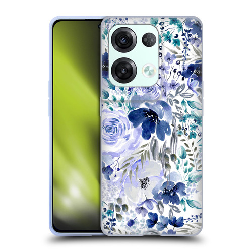 Anis Illustration Bloomers Indigo Soft Gel Case for OPPO Reno8 Pro