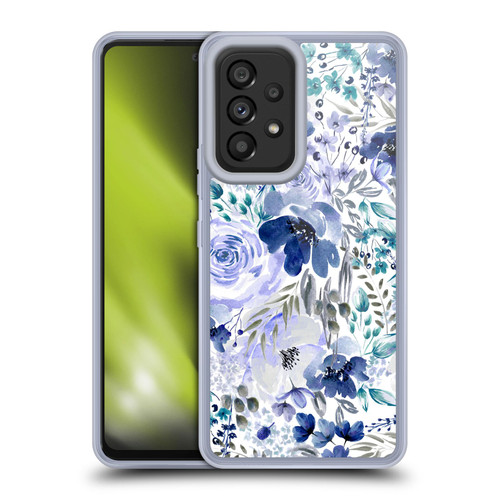 Anis Illustration Bloomers Indigo Soft Gel Case for Samsung Galaxy A53 5G (2022)