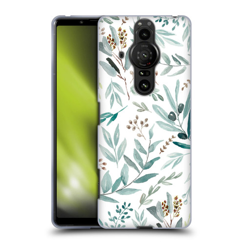 Anis Illustration Bloomers Eucalyptus Soft Gel Case for Sony Xperia Pro-I