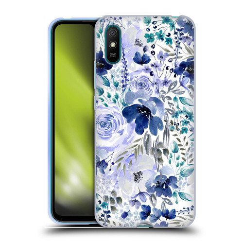 Anis Illustration Bloomers Indigo Soft Gel Case for Xiaomi Redmi 9A / Redmi 9AT