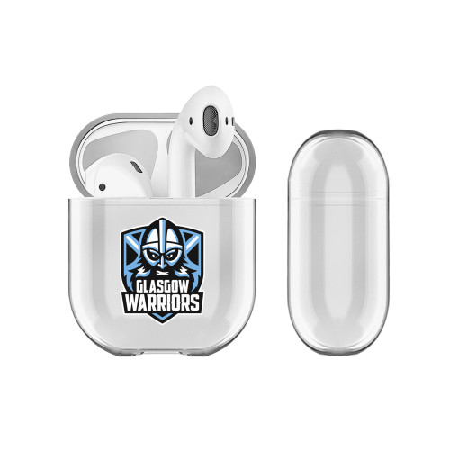 Glasgow Warriors Badge Logo Plain Clear Hard Crystal Cover for Apple AirPods 1 1st Gen / 2 2nd Gen Charging Case