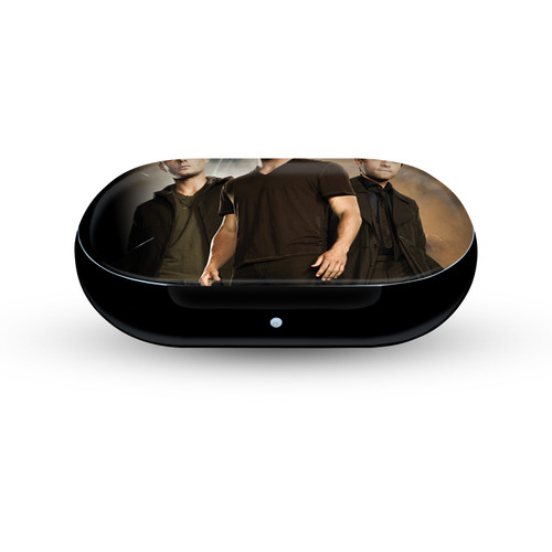 Supernatural Key Art Sam, Dean & Castiel 2 Vinyl Sticker Skin Decal Cover for Samsung Galaxy Buds / Buds Plus