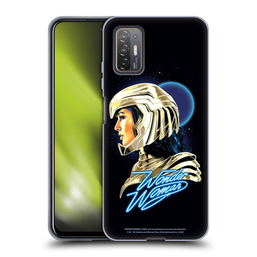 Wonder Woman 1984 80's Graphics Golden Armour 2 Soft Gel Case for HTC Desire 21 Pro 5G