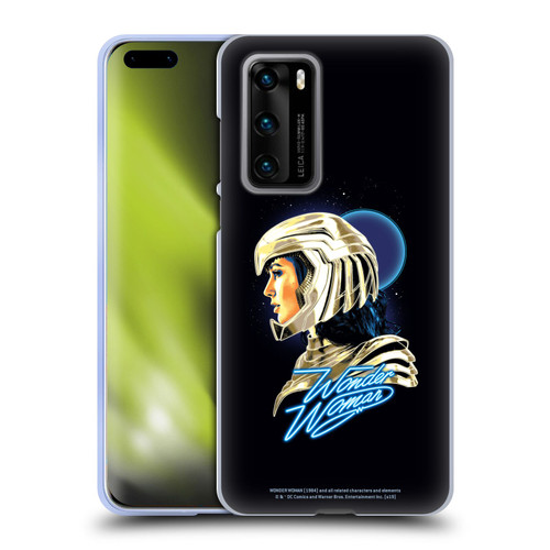 Wonder Woman 1984 80's Graphics Golden Armour 2 Soft Gel Case for Huawei P40 5G