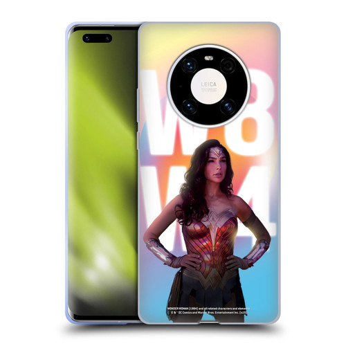 Wonder Woman 1984 80's Graphics Costume Soft Gel Case for Huawei Mate 40 Pro 5G