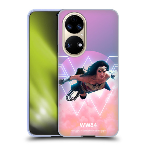 Wonder Woman 1984 80's Graphics Flying Soft Gel Case for Huawei P50