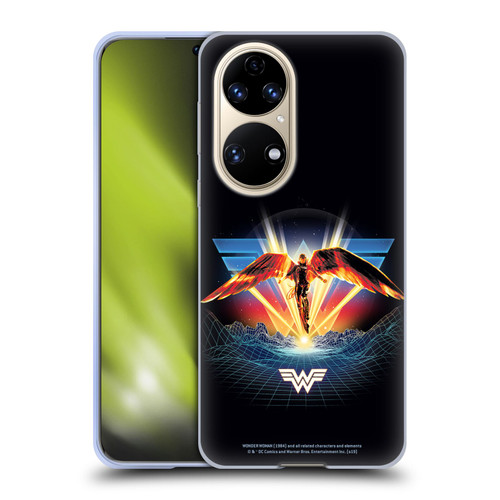 Wonder Woman 1984 80's Graphics Golden Armour Soft Gel Case for Huawei P50