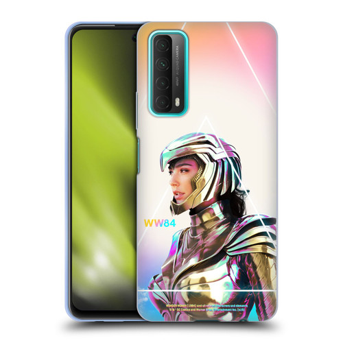 Wonder Woman 1984 80's Graphics Golden Armour 3 Soft Gel Case for Huawei P Smart (2021)