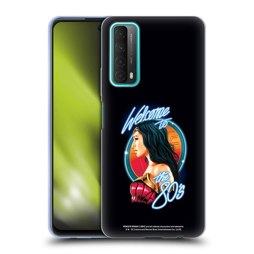 Wonder Woman 1984 80's Graphics Welcome Soft Gel Case for Huawei P Smart (2021)