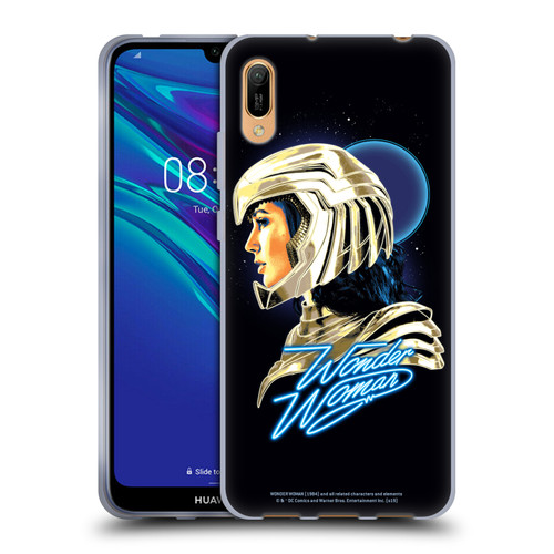 Wonder Woman 1984 80's Graphics Golden Armour 2 Soft Gel Case for Huawei Y6 Pro (2019)