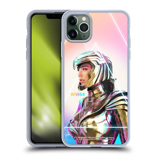 Wonder Woman 1984 80's Graphics Golden Armour 3 Soft Gel Case for Apple iPhone 11 Pro Max