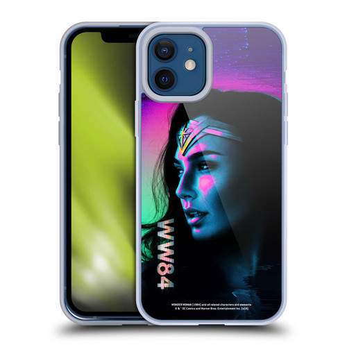 Wonder Woman 1984 80's Graphics Glitch Soft Gel Case for Apple iPhone 12 / iPhone 12 Pro