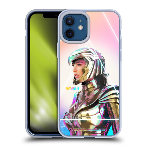 Wonder Woman 1984 80's Graphics Golden Armour 3 Soft Gel Case for Apple iPhone 12 / iPhone 12 Pro