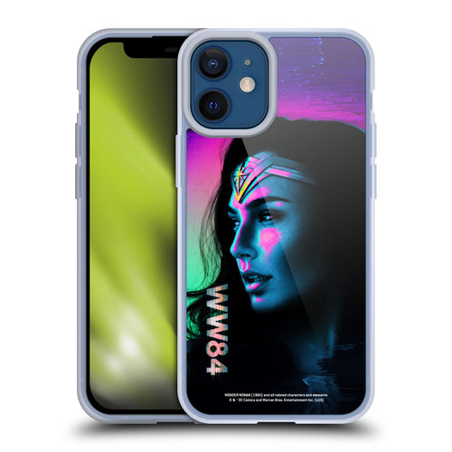Wonder Woman 1984 80's Graphics Glitch Soft Gel Case for Apple iPhone 12 Mini