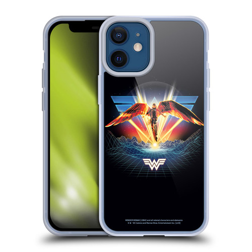 Wonder Woman 1984 80's Graphics Golden Armour Soft Gel Case for Apple iPhone 12 Mini