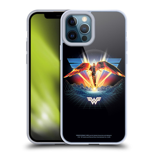 Wonder Woman 1984 80's Graphics Golden Armour Soft Gel Case for Apple iPhone 12 Pro Max