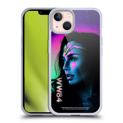 Wonder Woman 1984 80's Graphics Glitch Soft Gel Case for Apple iPhone 13