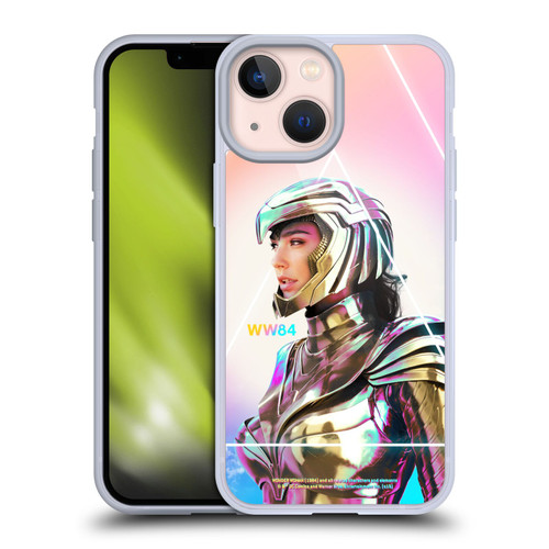 Wonder Woman 1984 80's Graphics Golden Armour 3 Soft Gel Case for Apple iPhone 13 Mini