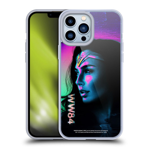 Wonder Woman 1984 80's Graphics Glitch Soft Gel Case for Apple iPhone 13 Pro Max