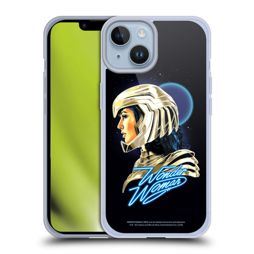 Wonder Woman 1984 80's Graphics Golden Armour 2 Soft Gel Case for Apple iPhone 14