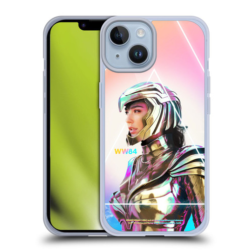 Wonder Woman 1984 80's Graphics Golden Armour 3 Soft Gel Case for Apple iPhone 14