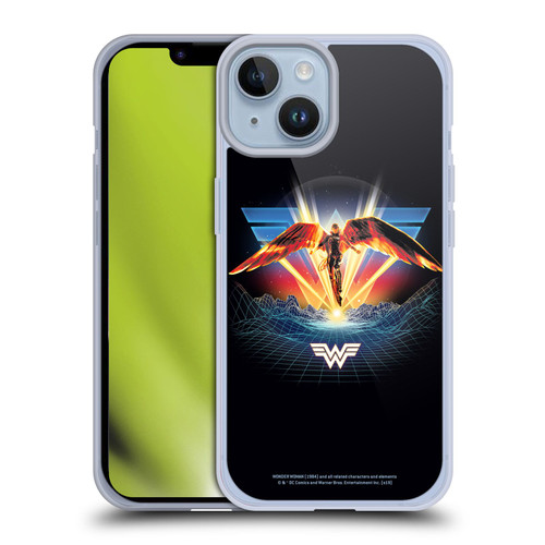 Wonder Woman 1984 80's Graphics Golden Armour Soft Gel Case for Apple iPhone 14