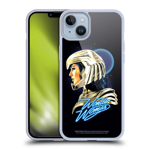 Wonder Woman 1984 80's Graphics Golden Armour 2 Soft Gel Case for Apple iPhone 14 Plus