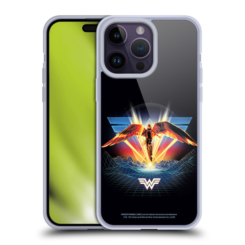 Wonder Woman 1984 80's Graphics Golden Armour Soft Gel Case for Apple iPhone 14 Pro Max