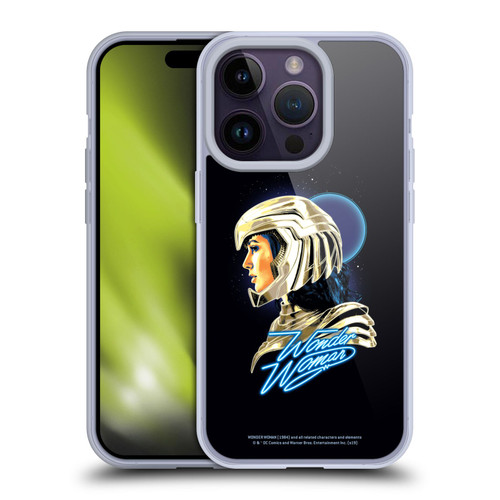 Wonder Woman 1984 80's Graphics Golden Armour 2 Soft Gel Case for Apple iPhone 14 Pro