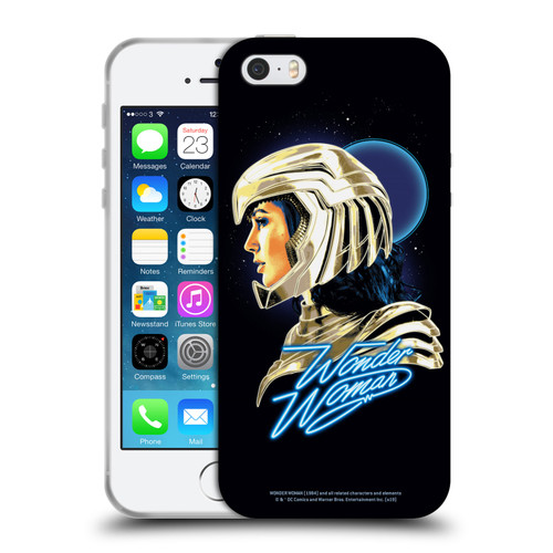 Wonder Woman 1984 80's Graphics Golden Armour 2 Soft Gel Case for Apple iPhone 5 / 5s / iPhone SE 2016