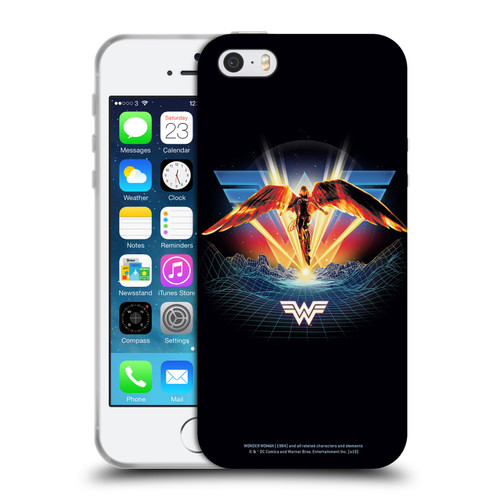 Wonder Woman 1984 80's Graphics Golden Armour Soft Gel Case for Apple iPhone 5 / 5s / iPhone SE 2016