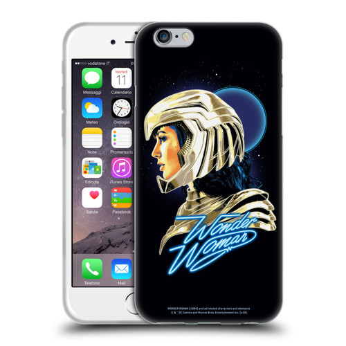 Wonder Woman 1984 80's Graphics Golden Armour 2 Soft Gel Case for Apple iPhone 6 / iPhone 6s