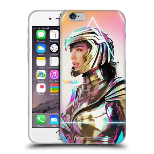 Wonder Woman 1984 80's Graphics Golden Armour 3 Soft Gel Case for Apple iPhone 6 / iPhone 6s