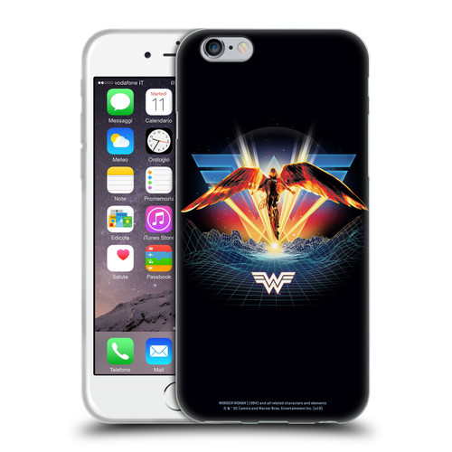 Wonder Woman 1984 80's Graphics Golden Armour Soft Gel Case for Apple iPhone 6 / iPhone 6s