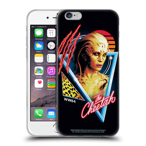 Wonder Woman 1984 80's Graphics The Cheetah Soft Gel Case for Apple iPhone 6 / iPhone 6s