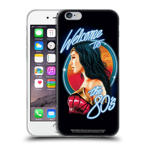 Wonder Woman 1984 80's Graphics Welcome Soft Gel Case for Apple iPhone 6 / iPhone 6s