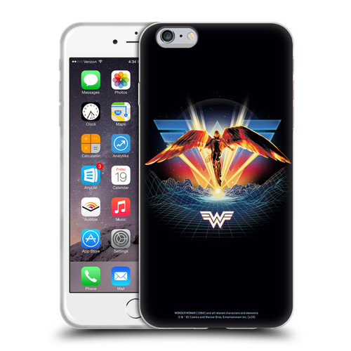 Wonder Woman 1984 80's Graphics Golden Armour Soft Gel Case for Apple iPhone 6 Plus / iPhone 6s Plus