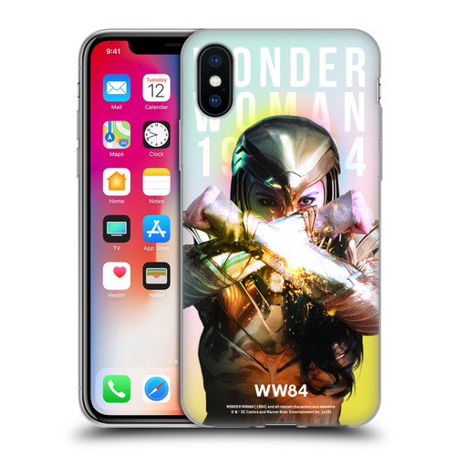 Wonder Woman 1984 80's Graphics Bracelet Of Submission Soft Gel Case for Apple iPhone X / iPhone XS