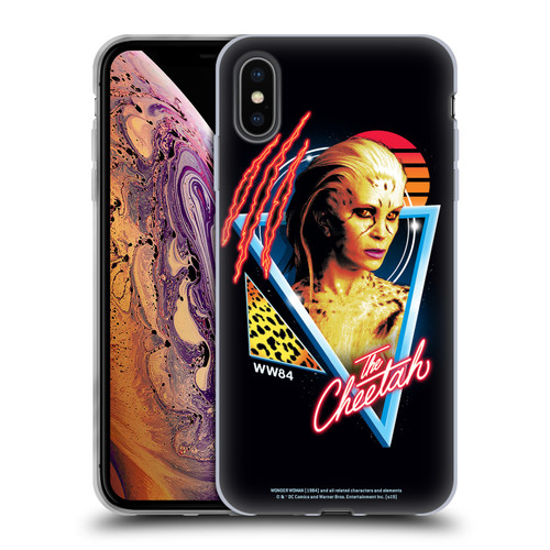 Wonder Woman 1984 80's Graphics The Cheetah Soft Gel Case for Apple iPhone XS Max