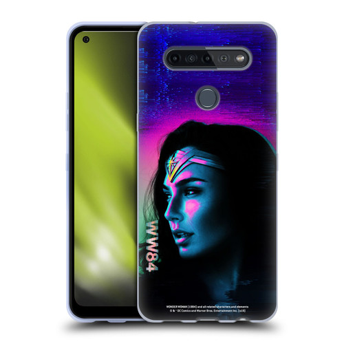 Wonder Woman 1984 80's Graphics Glitch Soft Gel Case for LG K51S