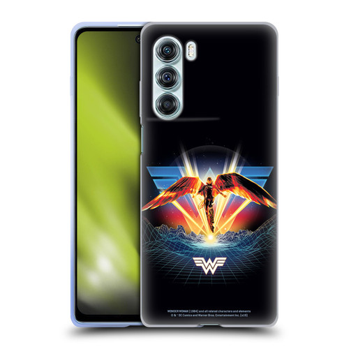 Wonder Woman 1984 80's Graphics Golden Armour Soft Gel Case for Motorola Edge S30 / Moto G200 5G